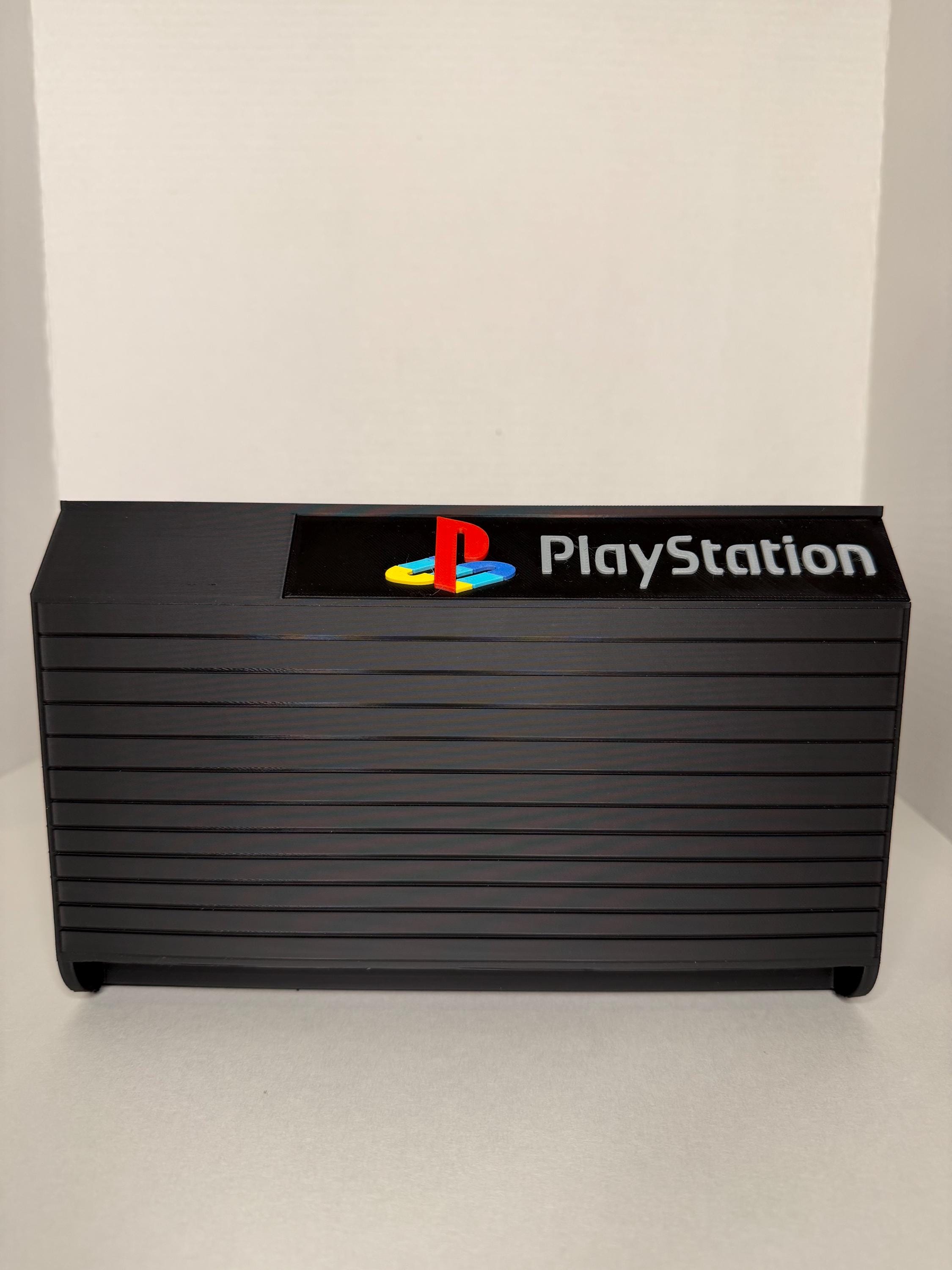 PlayStation PS1 Holds 28, Game Storage Display Shelf Memory Card Holder 3DPrint