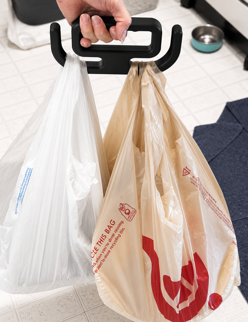 Grocery Bag Handle Carrier – Comfort Grip Plastic Hook for Multiple Bags