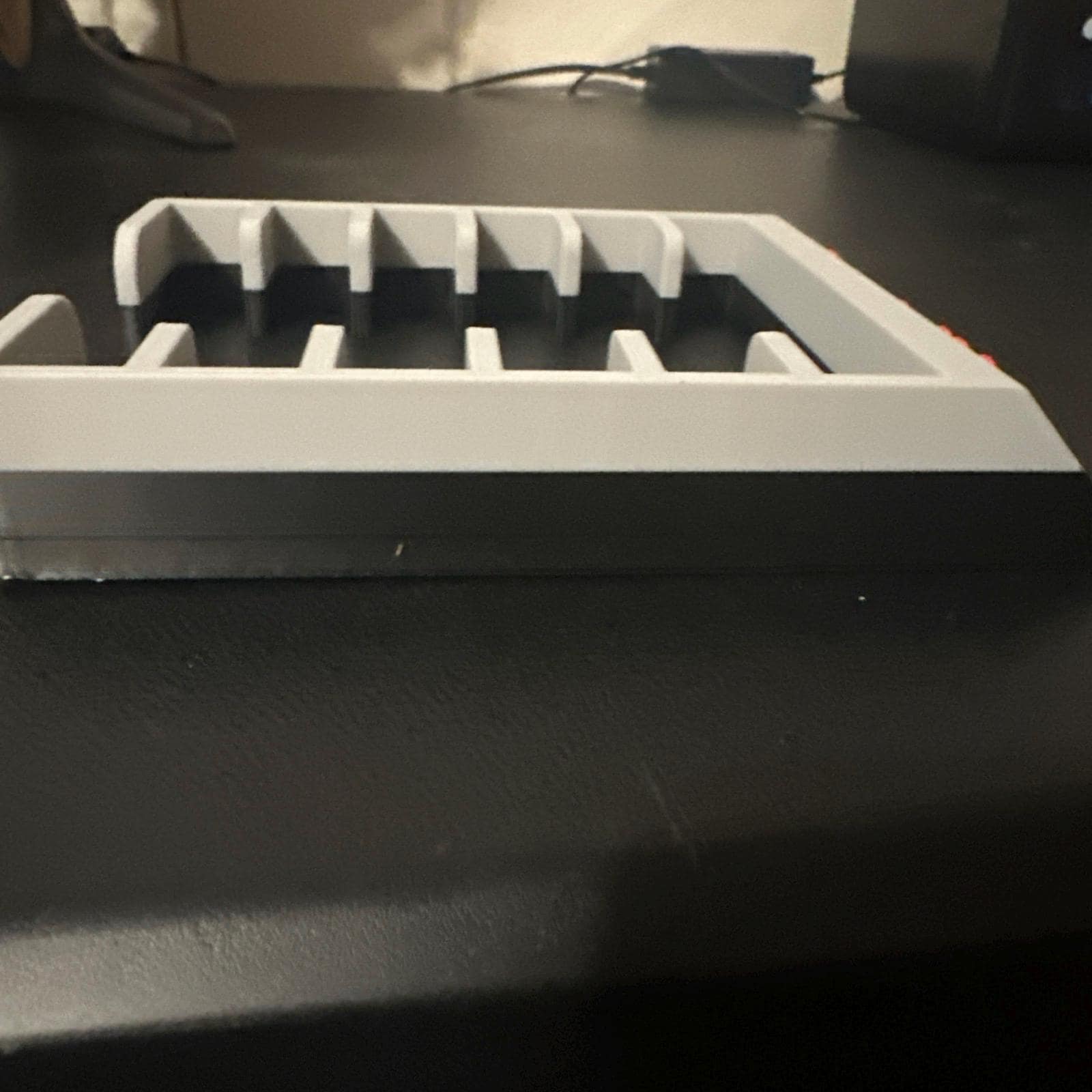 Nintendo 6-Slot NES Game Holder Cartridge Case 3D Printed Storage Organizer