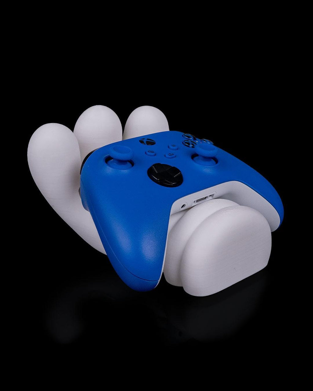 Cartoon Glove Game Controller Holder Stand Universal 3D Printed White