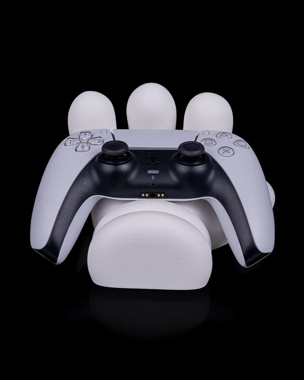 Cartoon Glove Game Controller Holder Stand Universal 3D Printed White