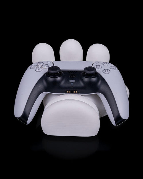Cartoon Glove Game Controller Holder Stand Universal 3D Printed White